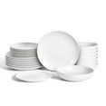 thumbnail image 1 of Earth & Clay Mia 12-Piece Dinnerware Set Stoneware, White, 1 of 8