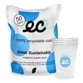 Earth Cups 100 Recyclable Cup Ocean Blue Sustainable 16oz Party Cups