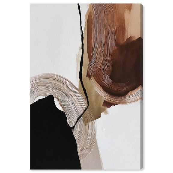 Earth Curve I Canvas Print Boho Wall Decor by Art Remedy, Gallery Wrapped, 10 x 15