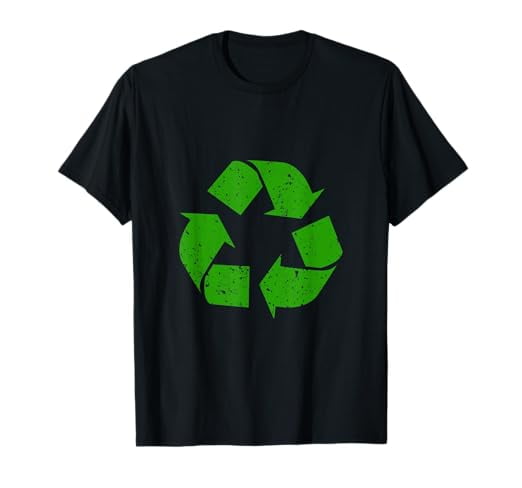 Earth Day 2021 Vintage Recycle Symbol Environmental Awarene T-Shirt ...