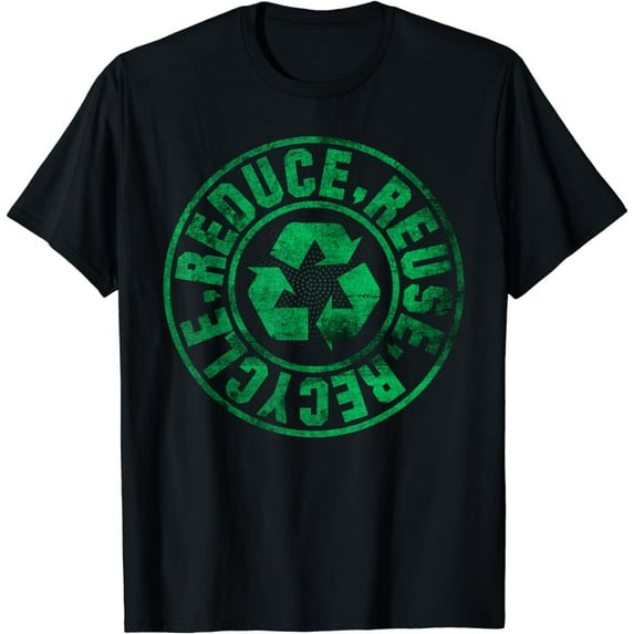 Earth Day 2024 Reduce Reuse Recycle T-Shirt - Walmart.com