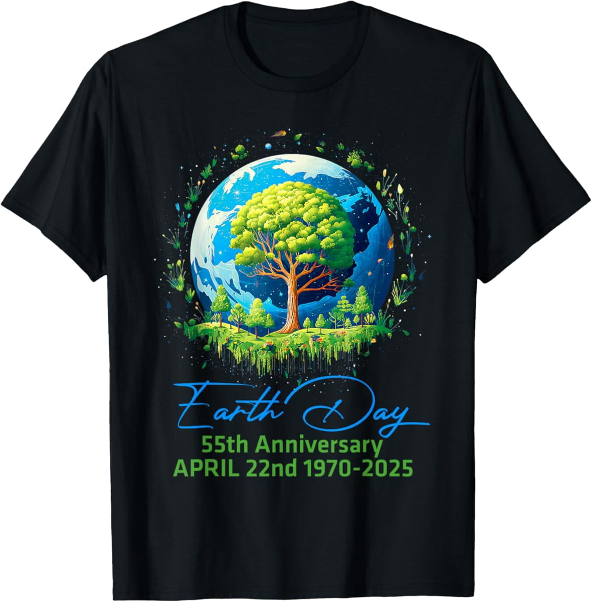 Earth Day 2025 55th Anniversary Earth Day TShirt Gift for you Men