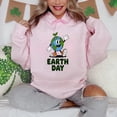 thumbnail image 1 of Earth Day 2025 Green Awareness Recycle Nature Environment Planet Hoodie, for men & women, up to size 5XL, 1 of 3