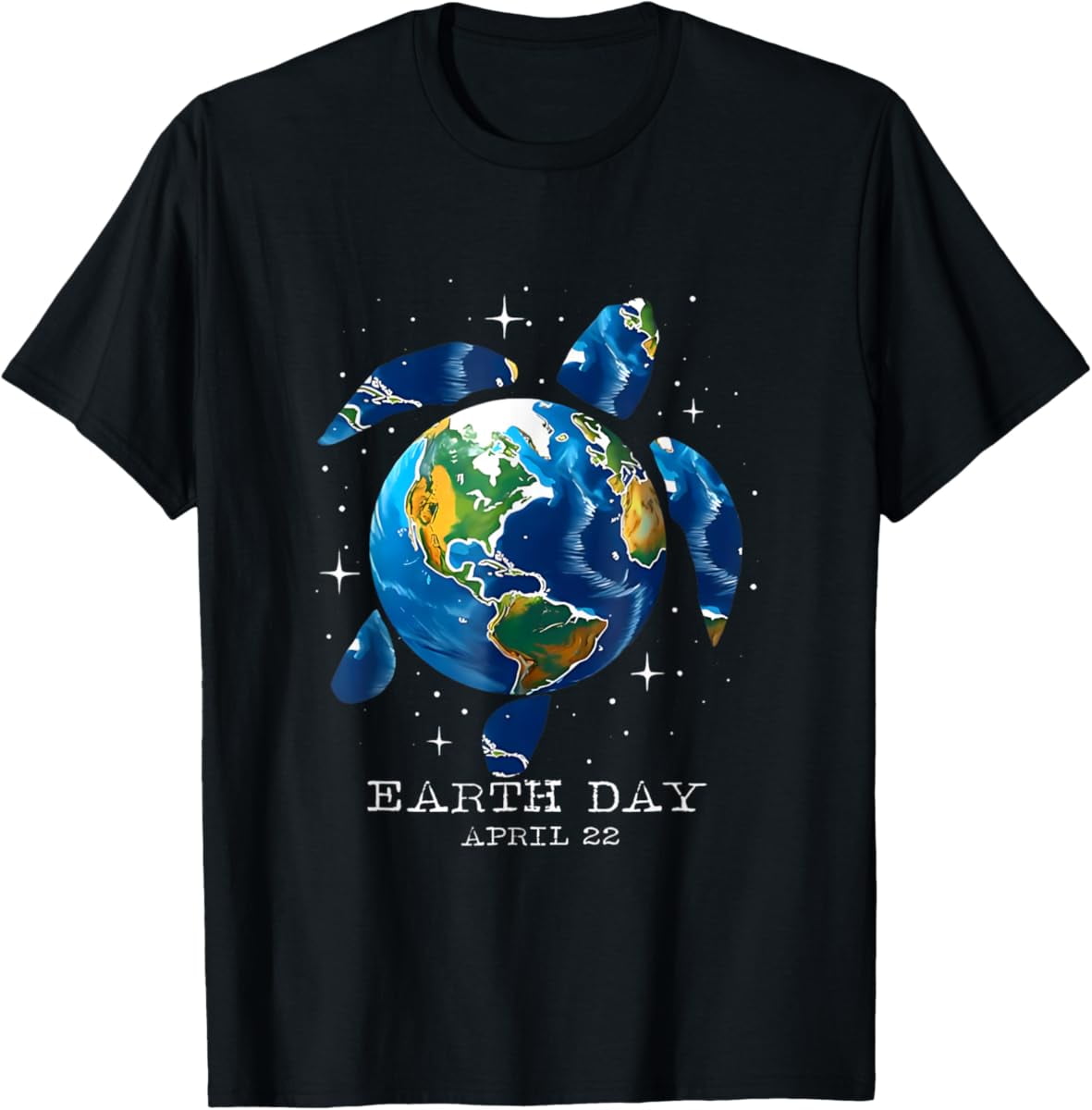 Earth Day 2025 Save Earth Sea Turtle Art Save The Planet Unisex T-Shirt ...