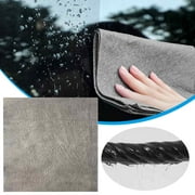 Earth Day Clearance Thickened Magic Cleaning polishing Cloth,5PCS,Lint Streak Free Reusable Microfiber Ultra-Absornet Rag,Kitchen,Window,Glass,Eyeglass,Car,Mirror,Gray All Purpose Homezo Wipes