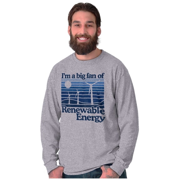 Earth Day Climate Change Go Green Plus Size Long Sleeve Graphic Tee Shirt Brisco Brands 2X