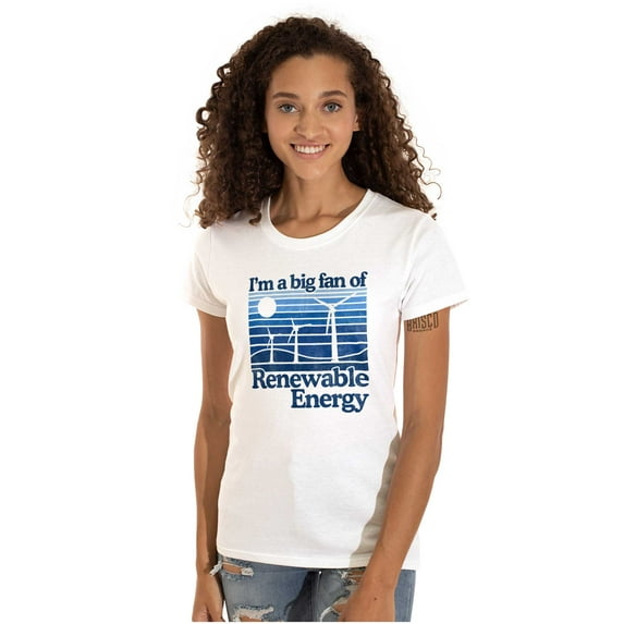 Earth Day Climate Change Go Green Womens Slim Fit Graphic Tee Brisco Brands S