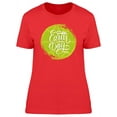 thumbnail image 1 of Earth Day Cool Doodle Quote T-Shirt Women -Image by Shutterstock, Female Small, 1 of 2
