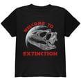 thumbnail image 1 of Earth Day Dino Dinosaur Fossil Welcome To Extinction Youth T Shirt, 1 of 1