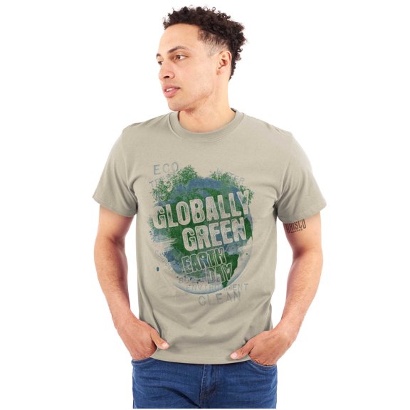 Earth Day Eco Friendly Environmental Plus Size Crewneck Graphic Tee Shirt Brisco Brands 2X