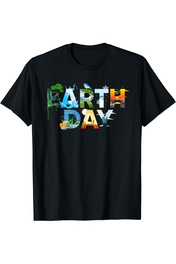 Earth Day Environmental Protection Save Tree & Animals T-Shirt