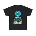 thumbnail image 1 of Earth Day Environmental Symbol Reuse Renew Rethink Environment Big and Tall Shirts for Men Plus Size, 1 of 4