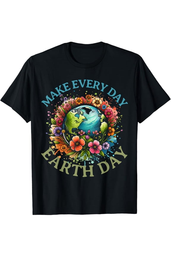 Earth Day Every Day Groovy Retro 70s Earth Day for T-Shirt Gift for you - Men & Women Unisex T-shirt