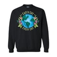 thumbnail image 1 of Earth Day Every Day Save The Planet Mother Nature Gift Sweatshirt, 1 of 3