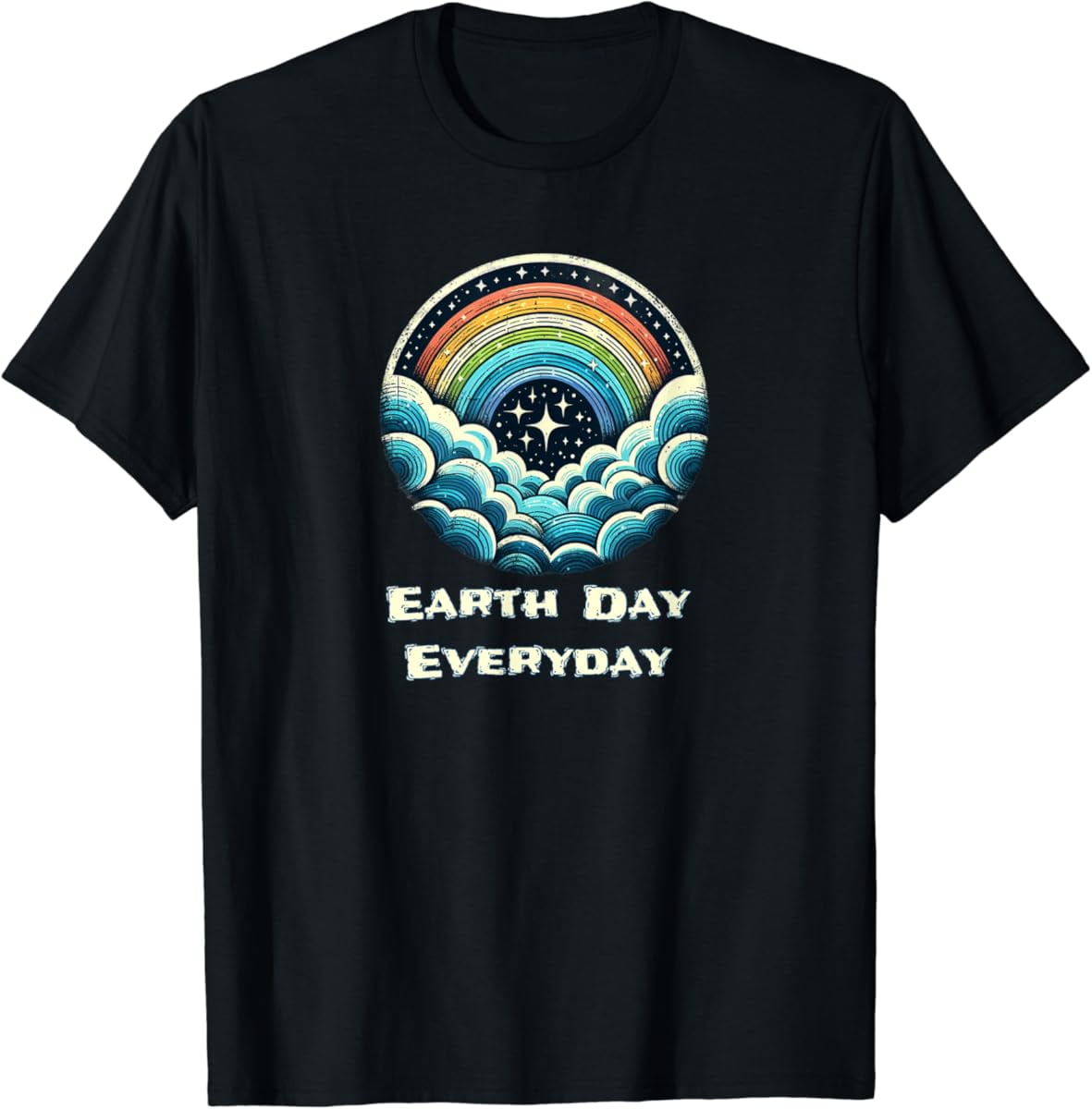 Mister Tee ESCAPING EARTH - T-shirt con stampa - white/bianco