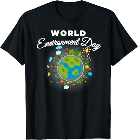 Earth Day-Eyes on the Environment-World Environment Day 2024 T-Shirt ...