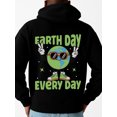 thumbnail image 1 of Earth Day Fun hoodies earth men regular fit black Daily and Weekend Wear winter 3d funny Trendy Unisex Shirt Graphic Tee tshirts Trendy Unisex Shirt Short Sleeve tshirts, 1 of 7