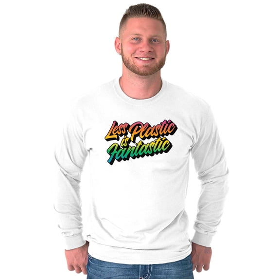 Earth Day Go Green Reuse Recycle Long Sleeve TShirt Men Women Brisco Brands S