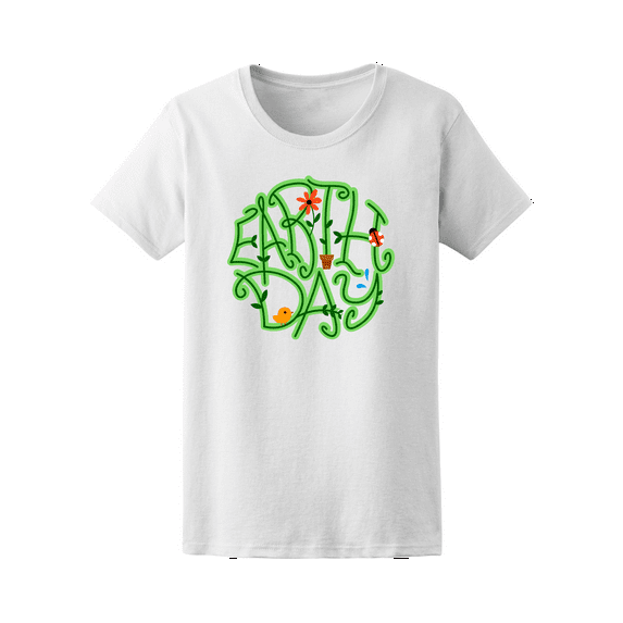 Earth Day In Vines T-Shirt Women -Image by Shutterstock, Female Medium