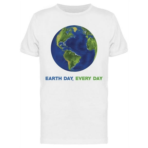 Earth Day Logo Men T-Shirt, Male Medium