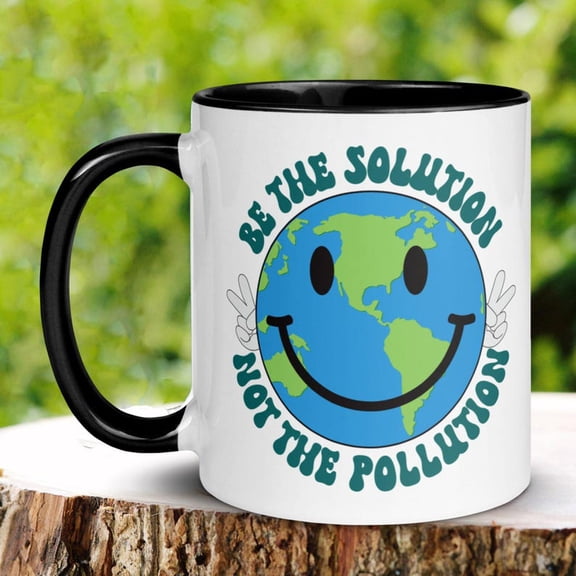 Earth Day Mug, Earth Day Gif, Be The S1olution, Mother Earth Coffee Mug, Happy Earth Day Gift, E1nvI1ROnM1entalist, Save The Planet, 1423
