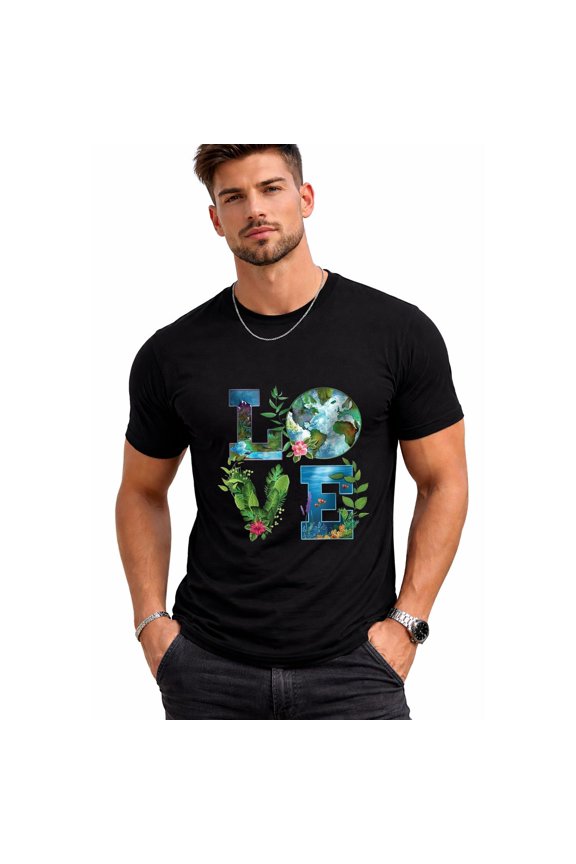 Earth Day Planet Anniversary Everyday Mens T-Shirt