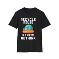 thumbnail image 1 of Earth Day Recycling Symbol Reuse Renew Rethink Recycle Mens Shirts, 1 of 4