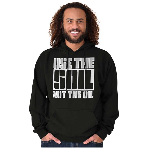 Earth Day Renewable Energy Go Green Hoodie Sweatshirt Women Men Brisco Brands L