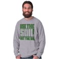 thumbnail image 1 of Earth Day Renewable Energy Go Green Long Sleeve TShirt Men Women Brisco Brands L, 1 of 6