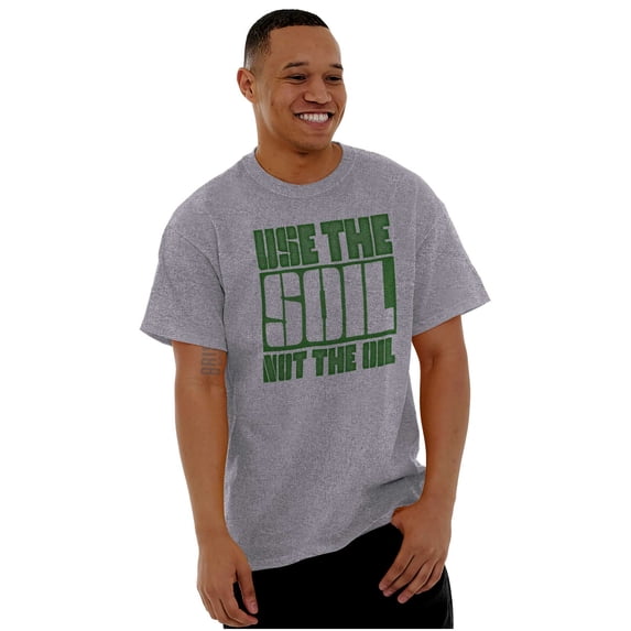 Earth Day Renewable Energy Go Green Men's Graphic T Shirt Tees Brisco Brands X