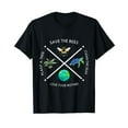 thumbnail image 1 of Earth Day Save the Bees Plant More Trees Clean the Seas T-Shirt, 1 of 5