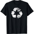 thumbnail image 1 of Earth Day Shirt Recycle Logo Vintage Recycling T-Shirt Gift T-Shirt, 1 of 4