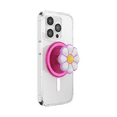 thumbnail image 1 of PopSockets Phone Grip for MagSafe, Magnetic Holder, Phone Stand, Hot Pink - Doodle Daisy Boca, 1 of 3