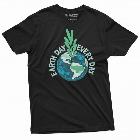 Earth Day T-shirt Earth day every day planet Earth celebration day tee shirt nature flora fauna Tee