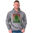 thumbnail image 1 of Earth Day Think Green Nature Lovers Unisex Plus Fleece Graphic Hoodie Brisco Brands 2X, 1 of 5