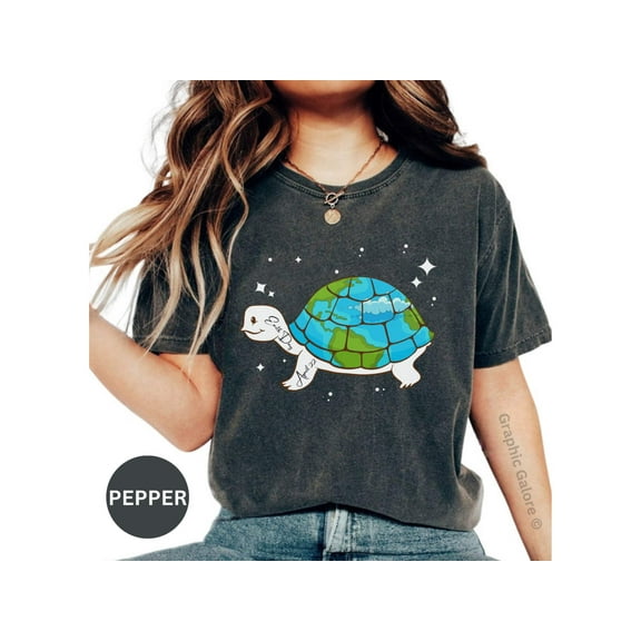 Earth Day Turtle T-Shirt | Cute Eco-Friendly Tee for Environmental Awareness | Unisex Gift Idea