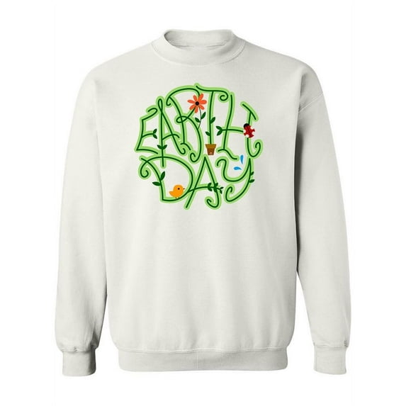 Earth Day Vines Sweatshirt Sweatshirt Women -Image by Shutterstock, Female 4X-Large