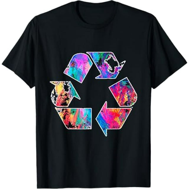 Earth Day Vintage Recycle Reduce Reuse Waste Logo TShirt