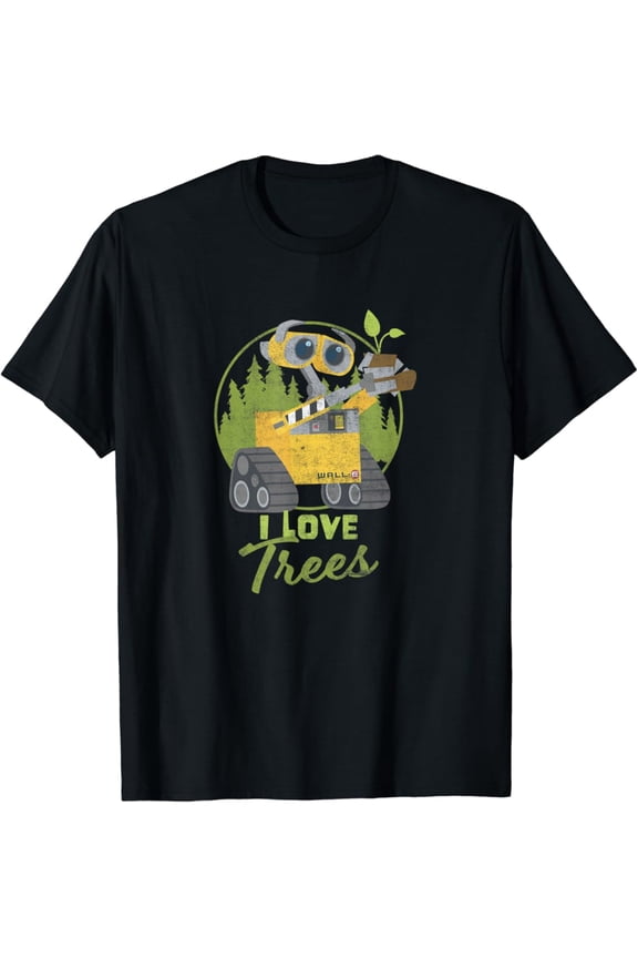 Earth Day Wall-E I Love Trees T-Shirt Gift for you - Men & Women Unisex T-shirt