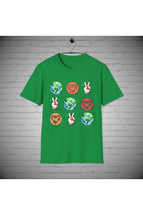 Earth Day t-shirt, Eco-friendly Graphic Tee, Green Living Shirt Gift