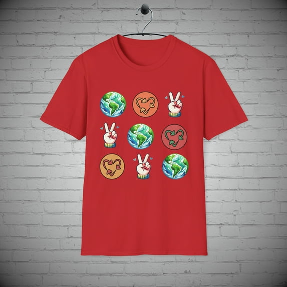 Earth Day t-shirt, Eco-friendly Graphic Tee, Green Living Shirt Gift