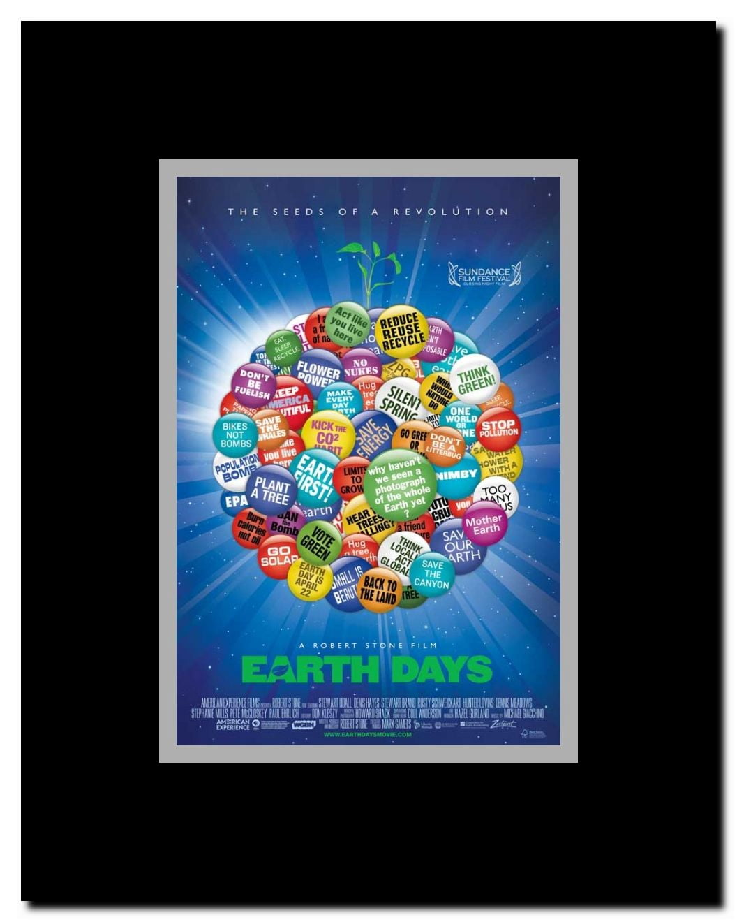 Earth Days Framed Movie Poster