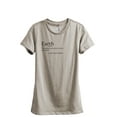 thumbnail image 1 of Earth Definition Women's Fashion Relaxed T-Shirt Tee Heather Tan Medium, 1 of 3