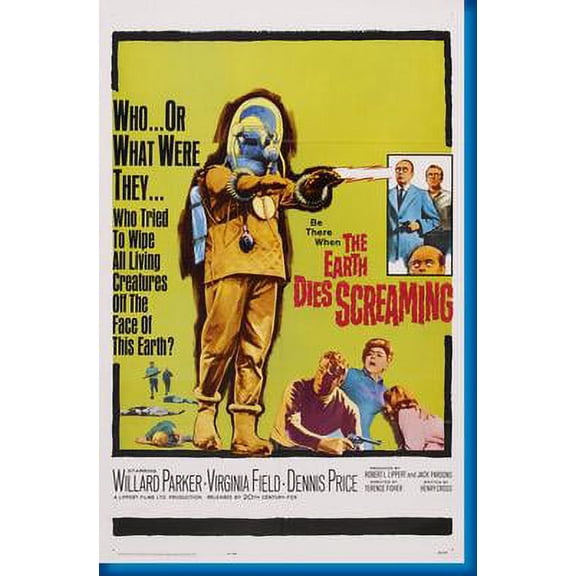 Earth Dies Screaming The Movie Poster 24x36 Unframed, Age: Adults, Rectangle Z Posters