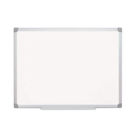 MasterVision MA0300790 Earth Silver 36 in. x 24 in. Easy Clean Dry Erase Boards - White Surface/Satin Aluminum Frame