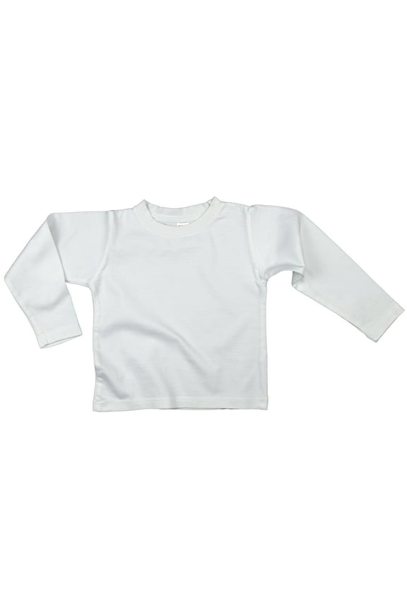 Baby Unisex Long Sleeve T-Shirt 6-12 Months White