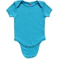 thumbnail image 1 of Earth Elements Baby Unisex Short Sleeve Bodysuit 0-3 Months Turquoise, 1 of 1