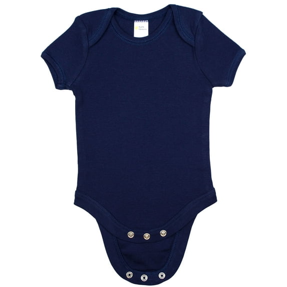 Earth Elements Baby Unisex Short Sleeve Bodysuit 12-18 Months Navy Blue