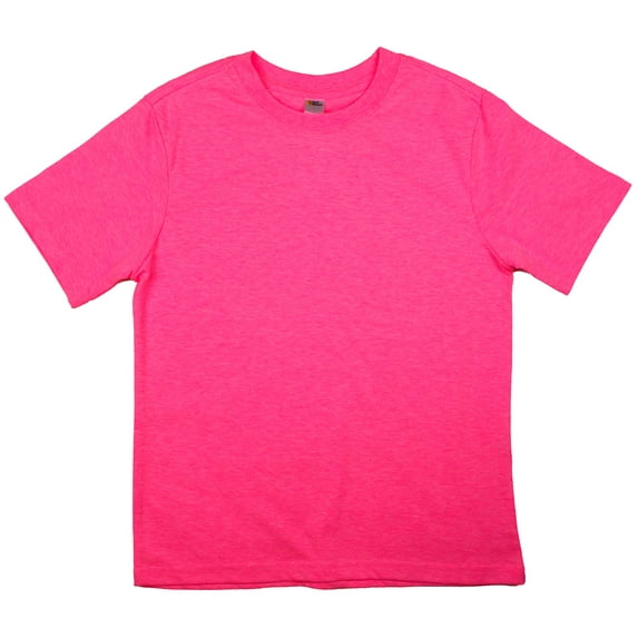 Earth Elements Big Boys/Girls (Youth) Short Sleeve T-Shirt Large Neon Pink