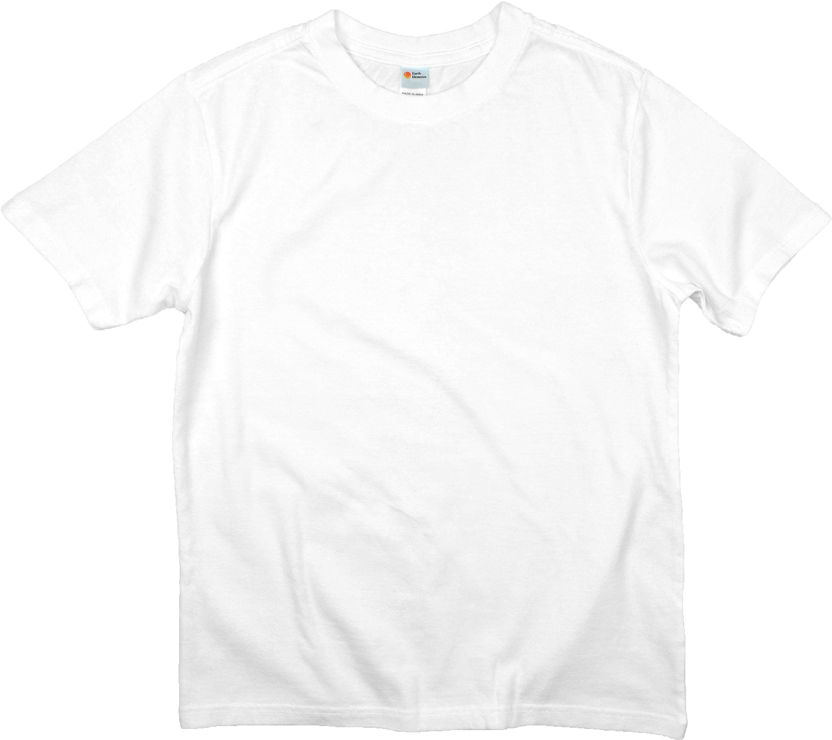 Big Boys/Girls (Youth) Short Sleeve T-Shirt Large White